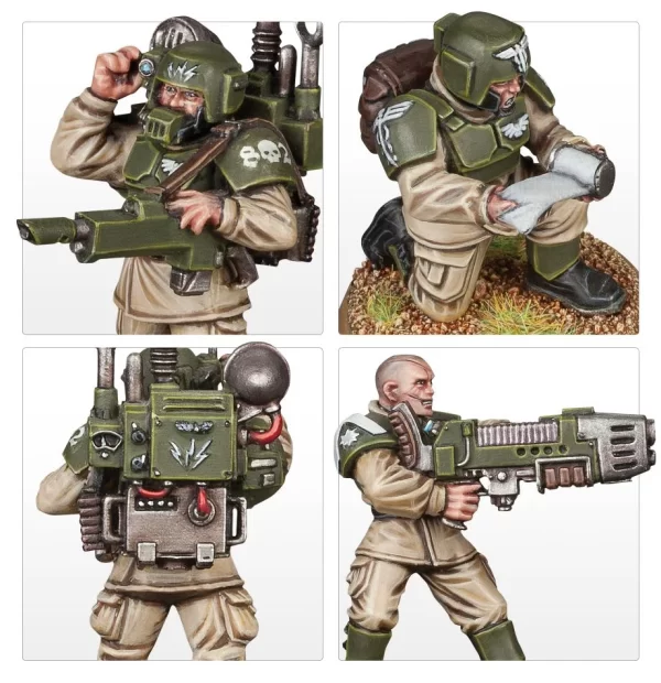 Astra Militarum Cadian Command Squad - Image 6