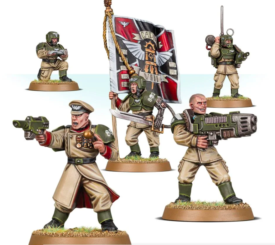 Astra Militarum Cadian Command Squad