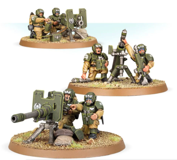 Astra Militarum Cadian Heavy Weapons Squad