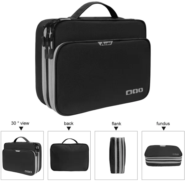 Three Layer Electronic Accessories Organizer