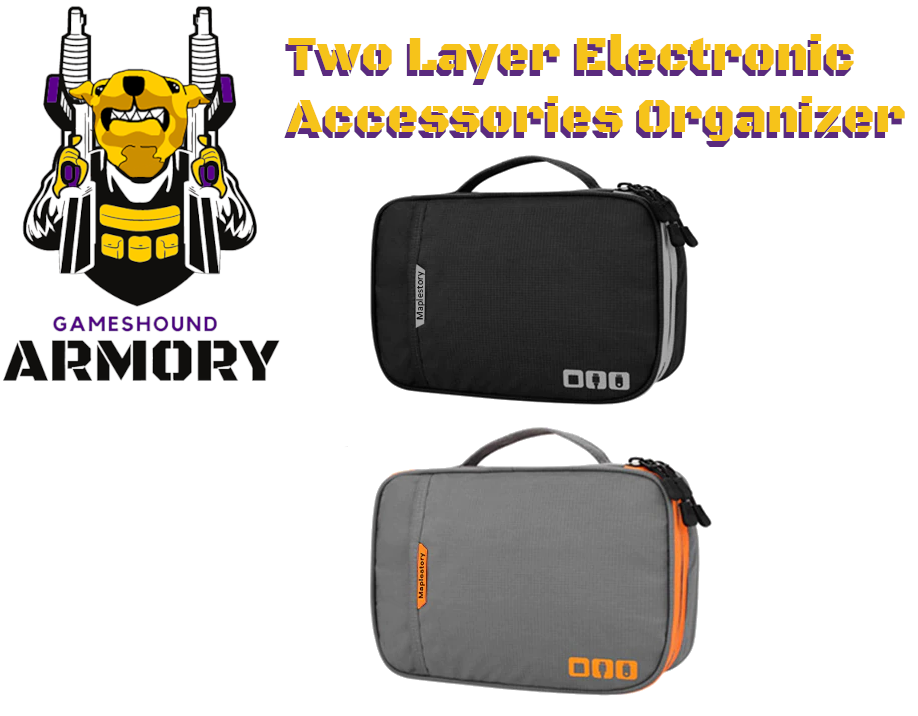 Two Layer Electronic Accessories Organizer