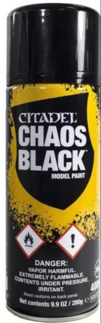 chaos black spray