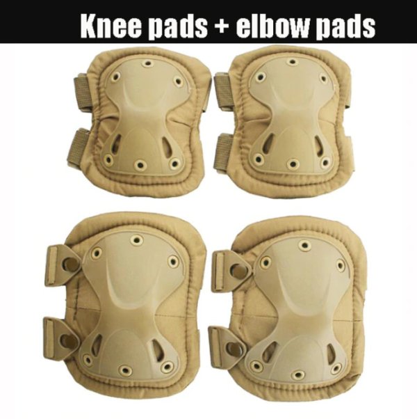 Hard Shell Knee and Elbow Pads