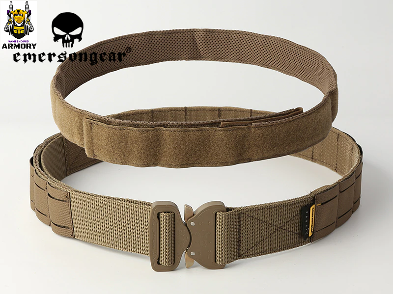 EMERSON GEAR COBRA 1.5 TACTICAL RIGGER BELT LARGE COYOTE BROWN - MiR  Tactical