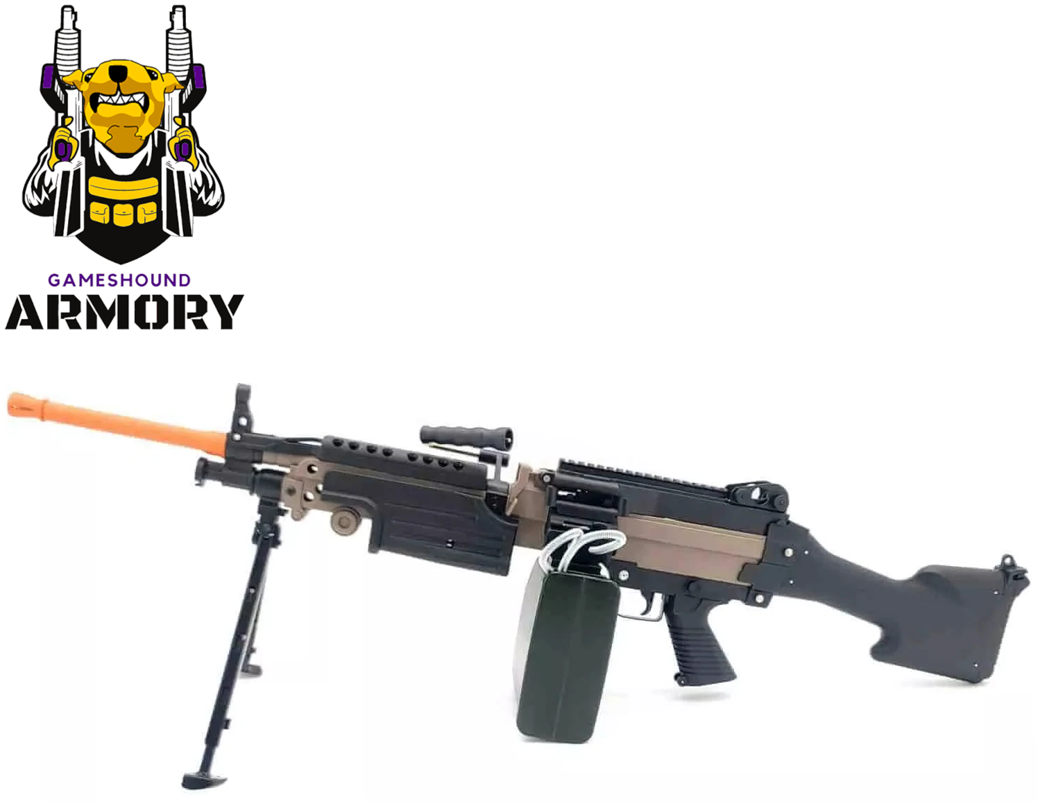 SAW M249 V3 Gel Blaster Light Machine Gun - Tactical Gel Blasters